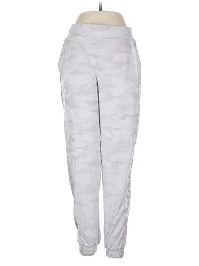 Pre-owned Athleta Track Pants In Gray