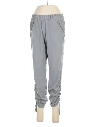 Pre-owned Athleta Track Pants In Gray