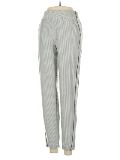 Pre-owned Athleta Track Pants In Gray