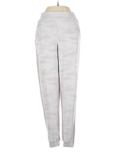 Pre-owned Athleta Track Pants In Gray