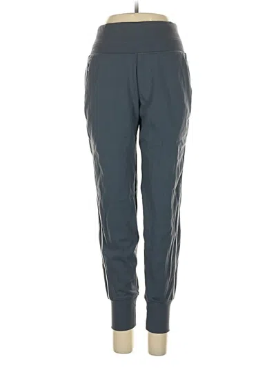 Pre-owned Athleta Track Pants In Gray