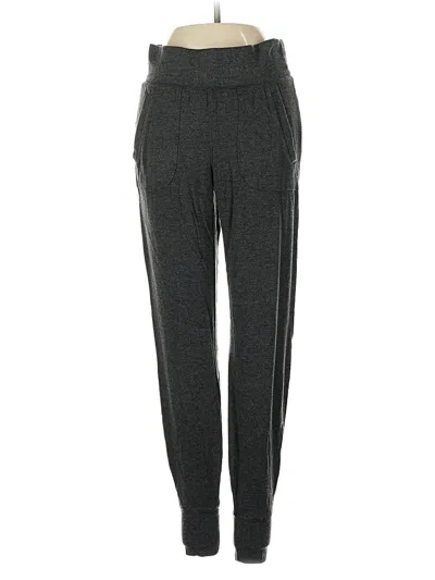 Pre-owned Athleta Track Pants In Gray