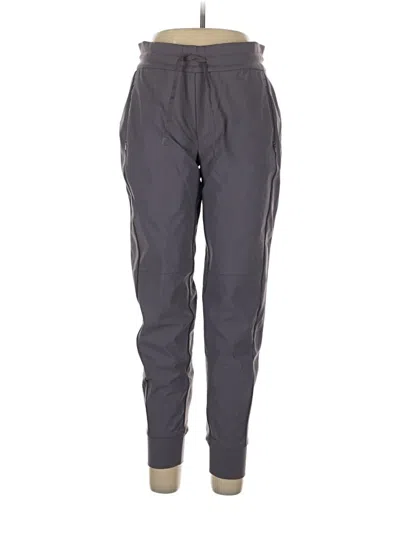Pre-owned Athleta Track Pants In Gray