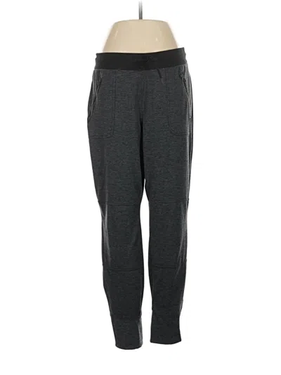 Pre-owned Athleta Track Pants In Gray