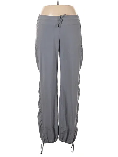 Pre-owned Athleta Track Pants In Gray