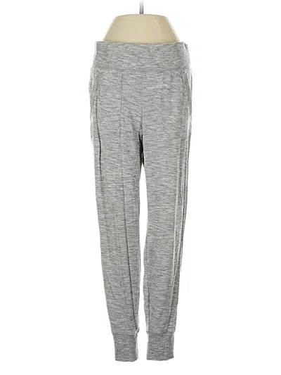 Pre-owned Athleta Track Pants In Gray