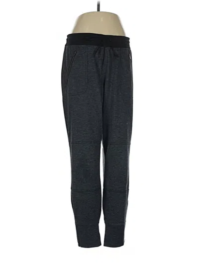 Pre-owned Athleta Track Pants In Gray