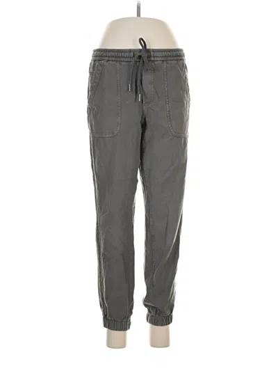 Pre-owned Athleta Track Pants In Gray