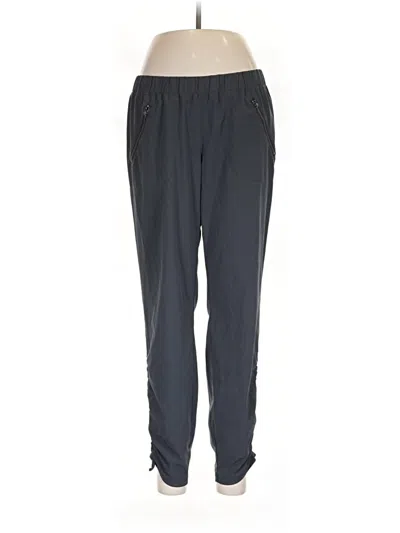Pre-owned Athleta Track Pants In Gray