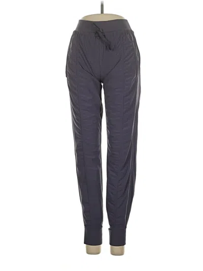 Pre-owned Athleta Track Pants In Gray