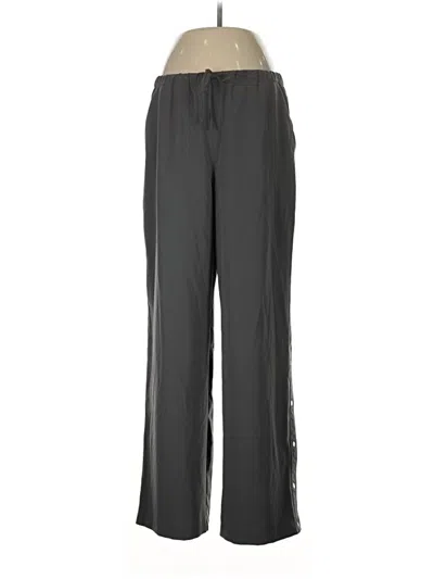 Pre-owned Athleta Track Pants In Gray