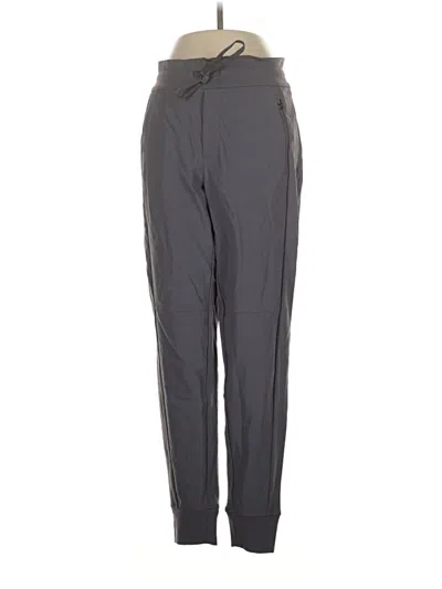 Pre-owned Athleta Track Pants In Gray