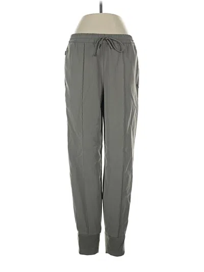 Pre-owned Athleta Track Pants In Gray