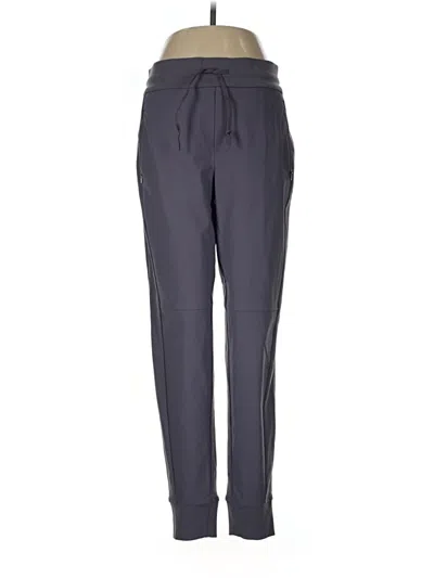 Pre-owned Athleta Track Pants In Gray