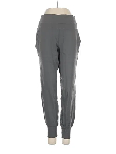 Pre-owned Athleta Track Pants In Gray