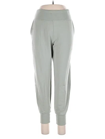 Pre-owned Athleta Track Pants In Gray