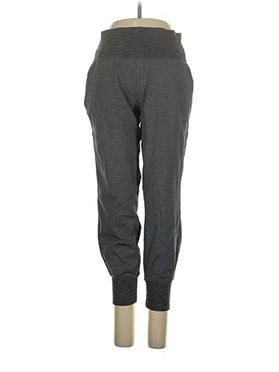 Pre-owned Athleta Track Pants In Gray