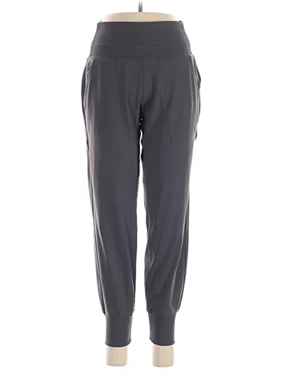 Pre-owned Athleta Track Pants In Gray