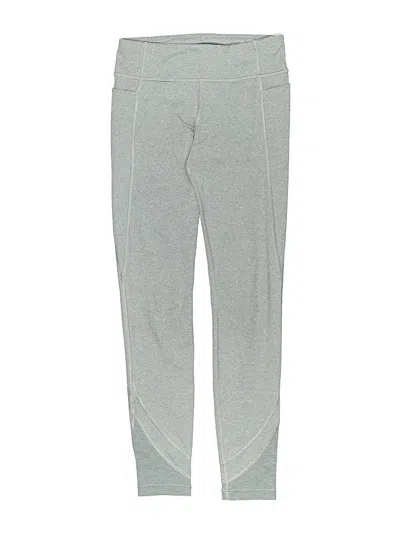 Pre-owned Athleta Kids' Track Pants In Gray