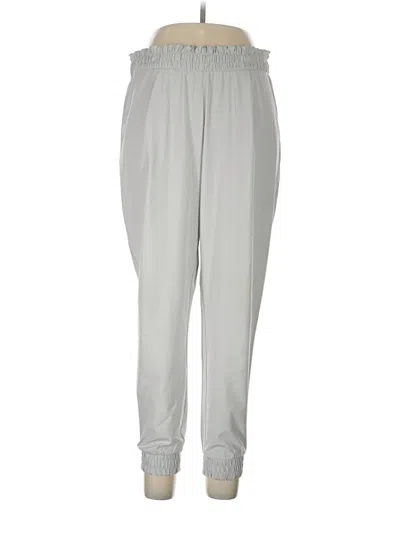 Pre-owned Athleta Track Pants In Gray