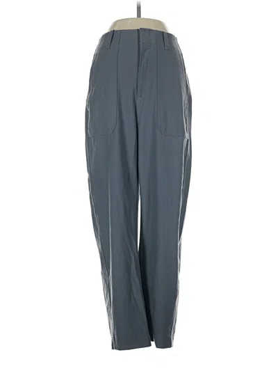 Pre-owned Athleta Track Pants In Gray