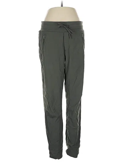 Pre-owned Athleta Track Pants In Green