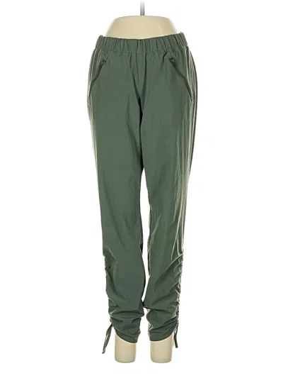 Pre-owned Athleta Track Pants In Green