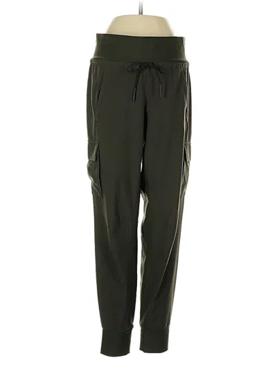Pre-owned Athleta Track Pants In Green