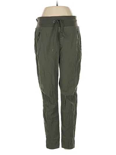 Pre-owned Athleta Track Pants In Green