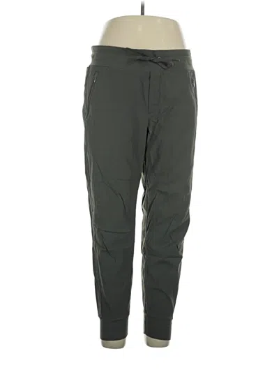 Pre-owned Athleta Track Pants In Green