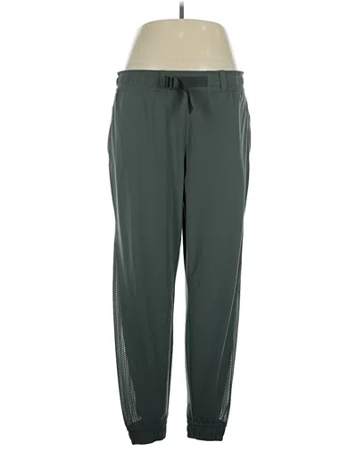Pre-owned Athleta Track Pants In Green