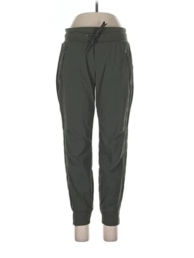 Pre-owned Athleta Track Pants In Green