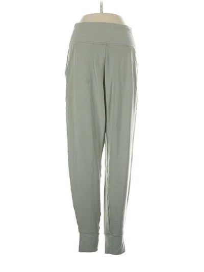 Pre-owned Athleta Track Pants In Green