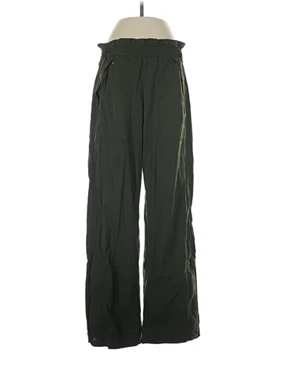 Pre-owned Athleta Track Pants In Green