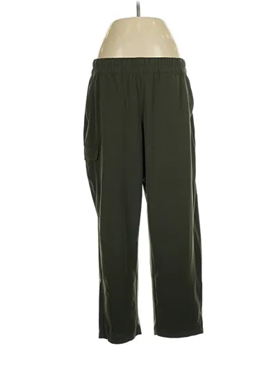 Pre-owned Athleta Track Pants In Green