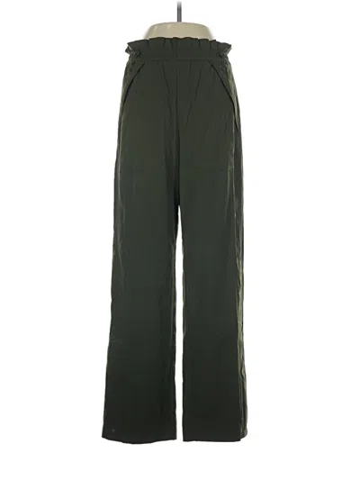 Pre-owned Athleta Track Pants In Green