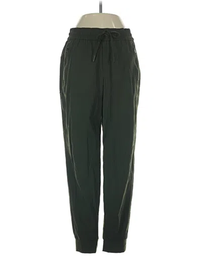 Pre-owned Athleta Track Pants In Green