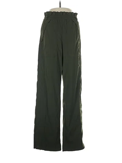 Pre-owned Athleta Track Pants In Green