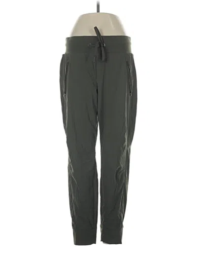 Pre-owned Athleta Track Pants In Green