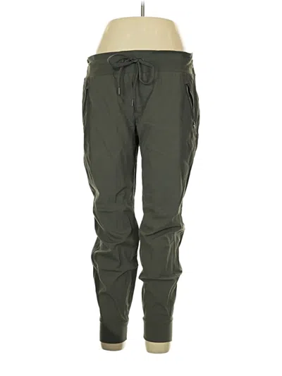 Pre-owned Athleta Track Pants In Green