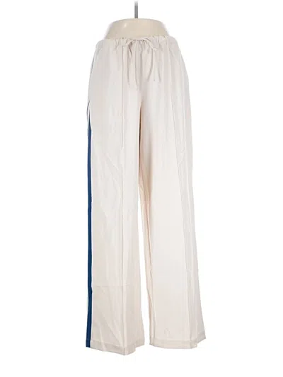 Pre-owned Athleta Track Pants In Ivory