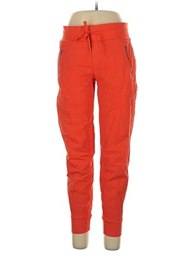 Pre-owned Athleta Track Pants In Orange