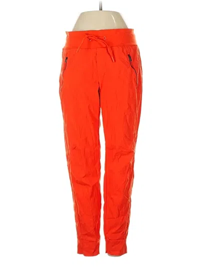 Pre-owned Athleta Track Pants In Orange