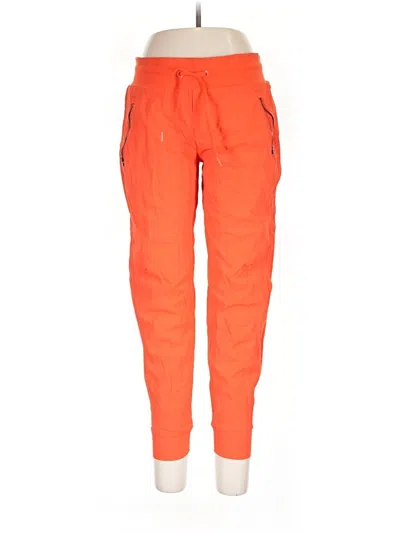 Pre-owned Athleta Track Pants In Orange