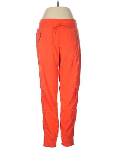 Pre-owned Athleta Track Pants In Orange