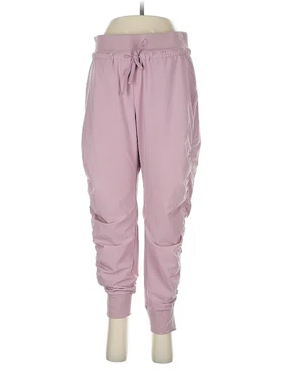 Pre-owned Athleta Track Pants In Pink