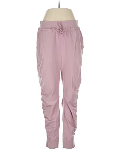 Pre-owned Athleta Track Pants In Pink