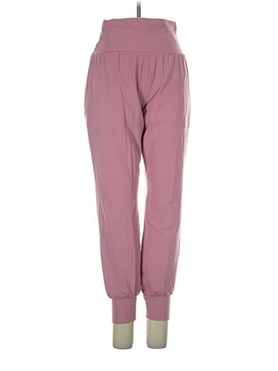Pre-owned Athleta Track Pants In Pink