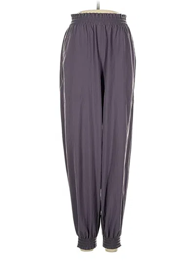 Pre-owned Athleta Track Pants In Purple