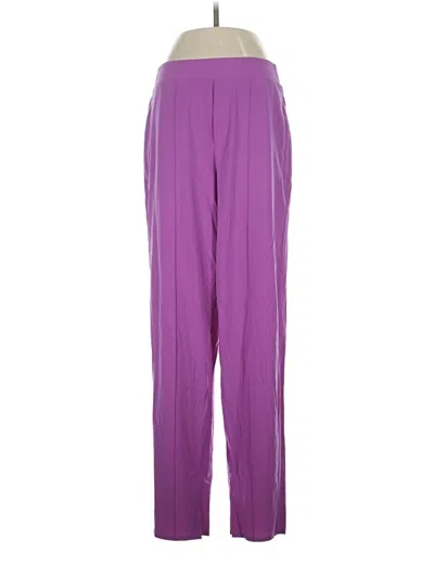 Pre-owned Athleta Track Pants In Purple